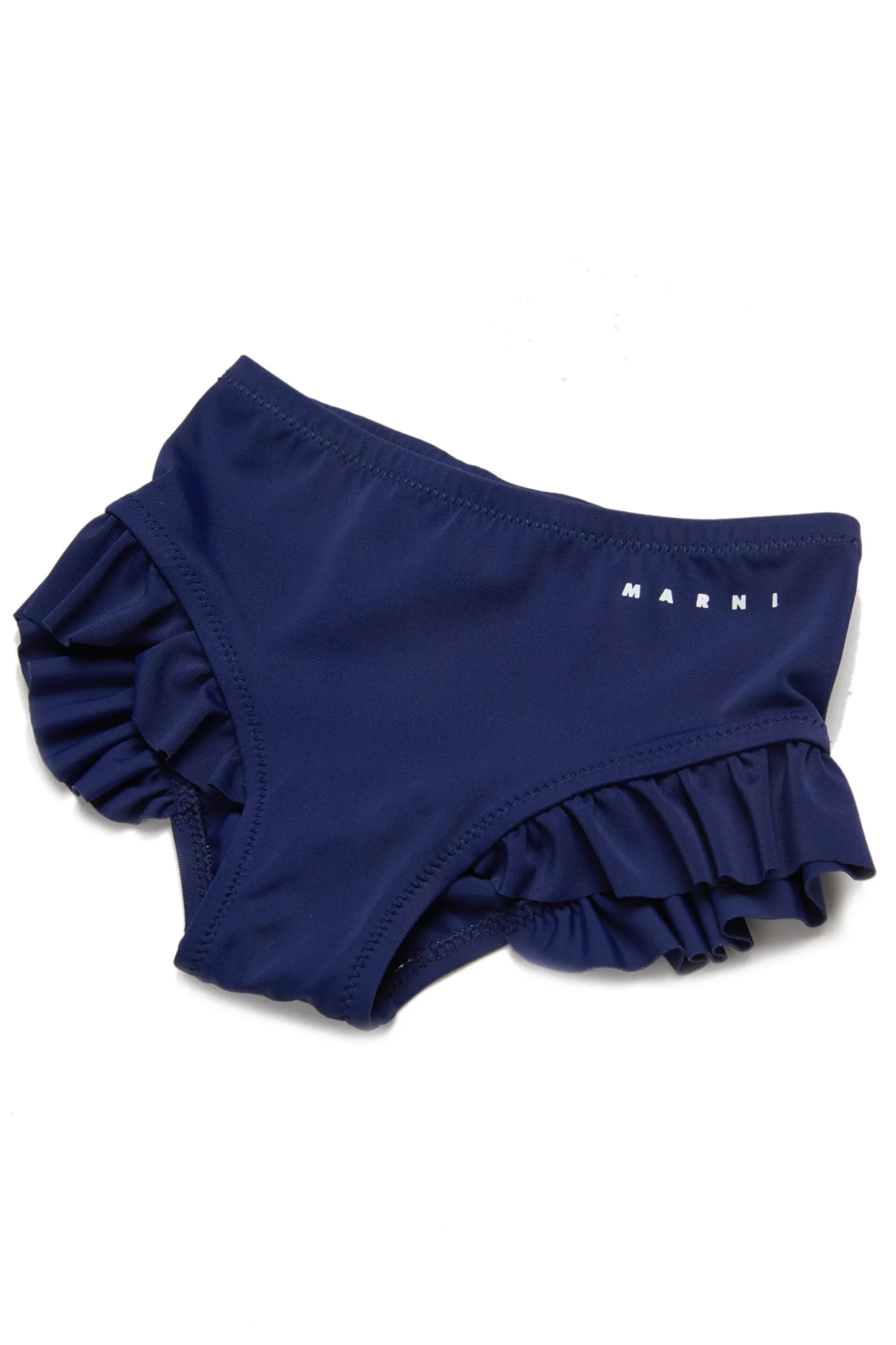 MARNI Costume slip in lycra con ruches | Bambino Moda Mare | Swimwear
