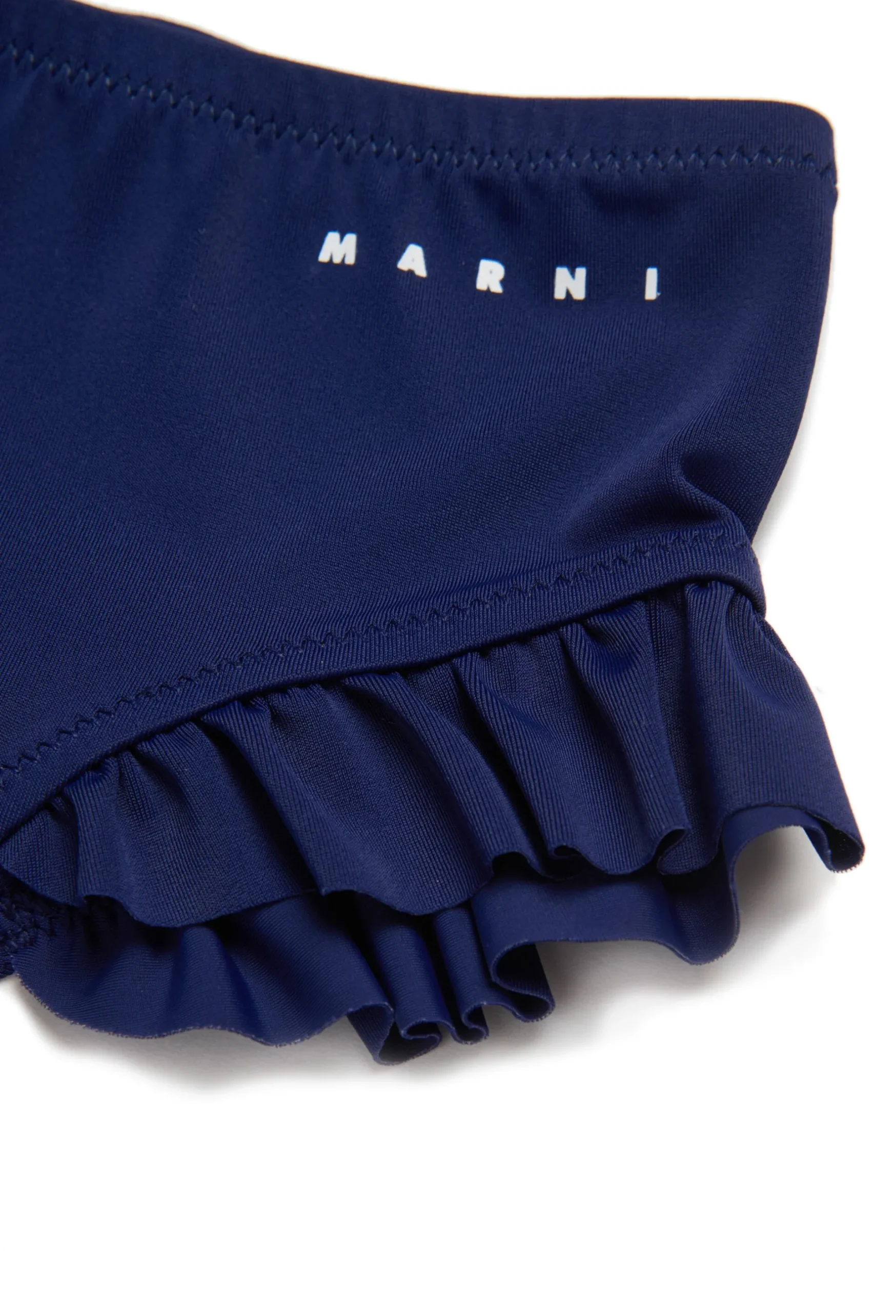MARNI Costume slip in lycra con ruches | Bambino Moda Mare | Swimwear