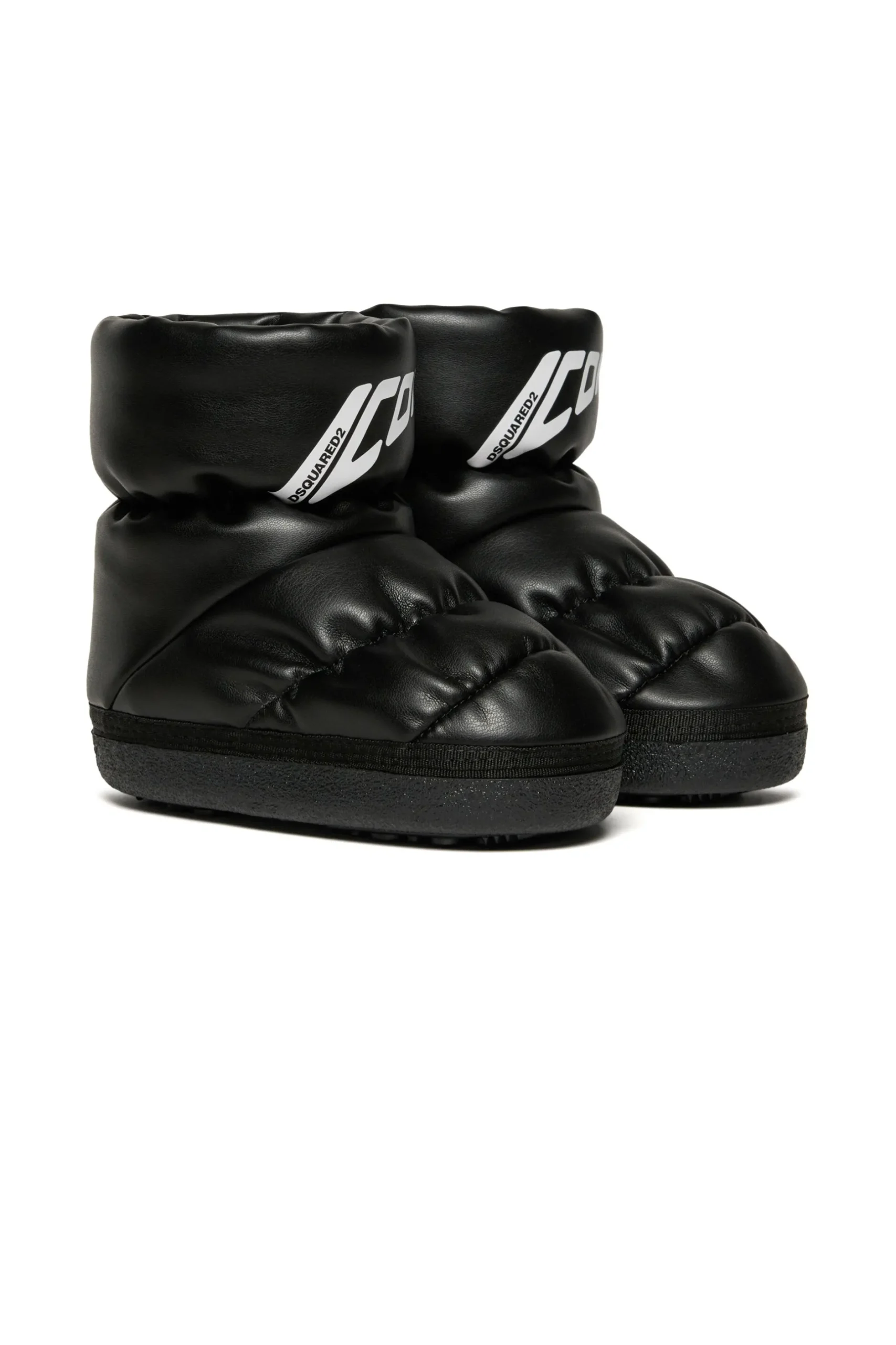 DSQUARED2 Faux leather snow boots | Bambino Stivali E Anfibi | Anfibi E Stivali