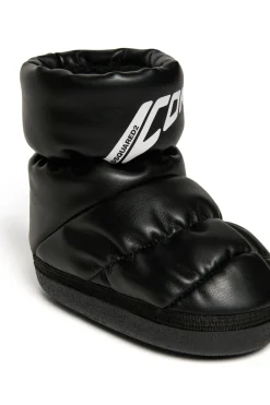 DSQUARED2 Faux leather snow boots | Bambino Stivali E Anfibi | Anfibi E Stivali