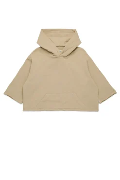 MM6 MAISON MARGIELA Felpa con cappuccio con orli a taglio vivo | Bambino Felpe | Felpe