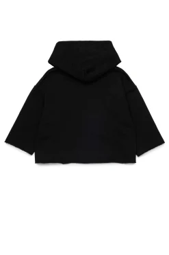 MM6 MAISON MARGIELA Felpa con cappuccio con orli a taglio vivo | Bambino Felpe | Felpe