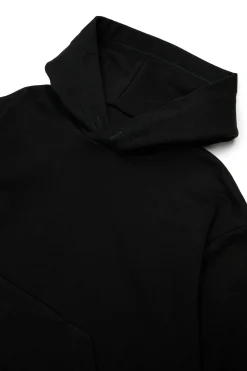 MM6 MAISON MARGIELA Felpa con cappuccio con orli a taglio vivo | Bambino Felpe | Felpe