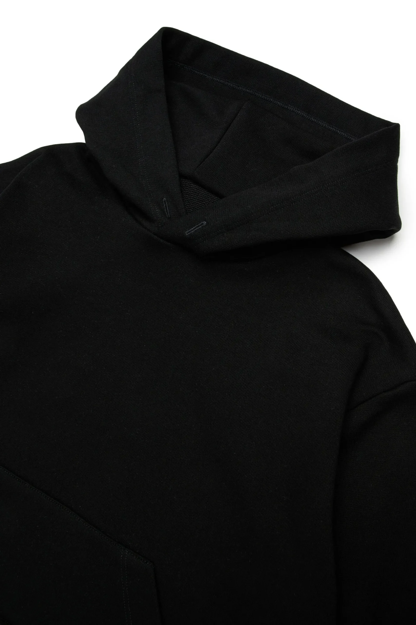 MM6 MAISON MARGIELA Felpa con cappuccio con orli a taglio vivo | Bambino Felpe | Felpe