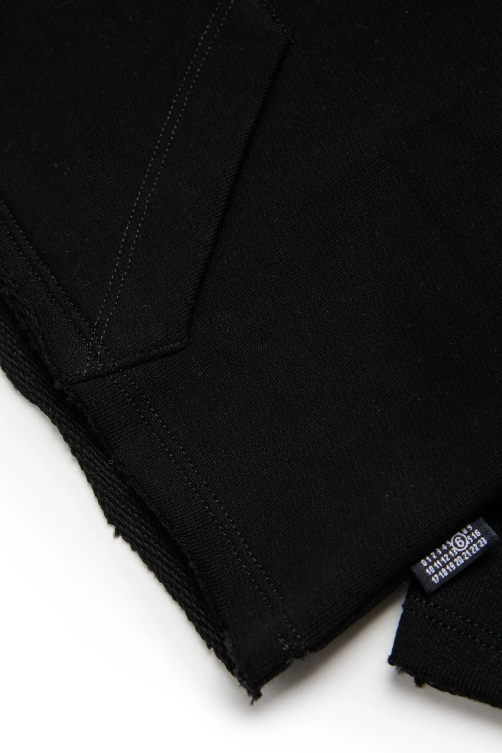 MM6 MAISON MARGIELA Felpa con cappuccio con orli a taglio vivo | Bambino Felpe | Felpe