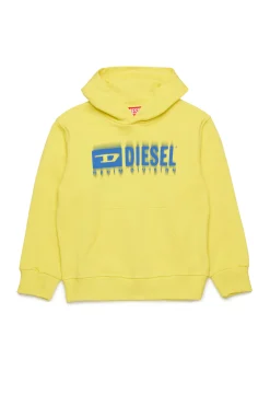 DIESEL Felpa con cappuccio e logo degradé | Bambino Activewear | Activewear