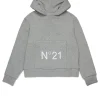 N°21 Felpa con cappuccio e logo | Bambino Activewear | Activewear