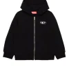 DIESEL Felpa con cappuccio e logo Oval D | Bambino Oval D By Diesel | Oval D By Diesel