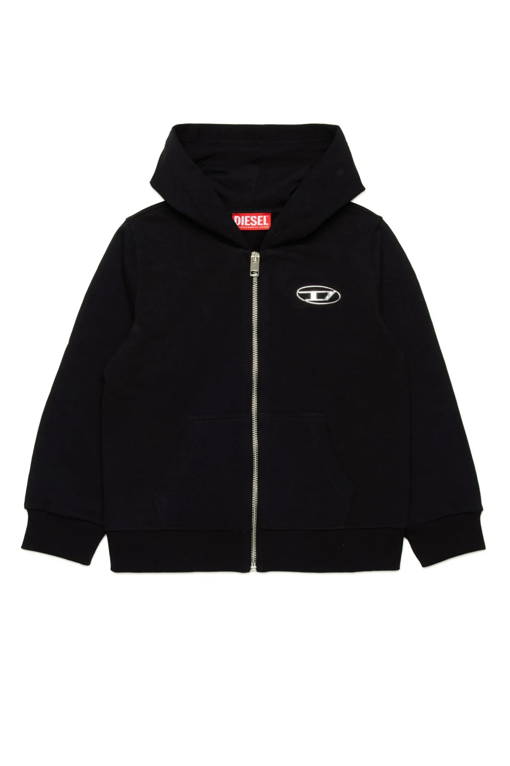DIESEL Felpa con cappuccio e logo Oval D | Bambino Oval D By Diesel | Oval D By Diesel