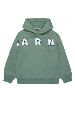 MARNI Felpa con cappuccio e logo ricamato | Bambino Felpe | Felpe