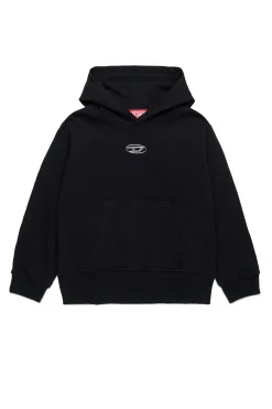 DIESEL Felpa con cappuccio e logo oval D | Bambino Felpe