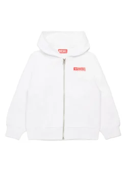 DIESEL Felpa con cappuccio e logo degradé | Bambino Activewear | Activewear