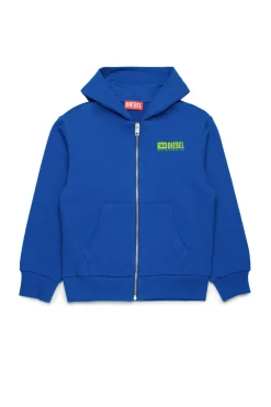 DIESEL Felpa con cappuccio e logo degradé | Bambino Activewear | Activewear