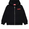 DIESEL Felpa con cappuccio e logo degradé | Bambino Activewear | Activewear