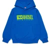 DIESEL Felpa con cappuccio e logo degradé | Bambino Activewear | Activewear