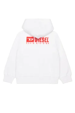 DIESEL Felpa con cappuccio e logo degradé | Bambino Activewear | Activewear
