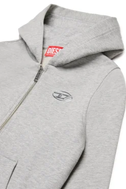 DIESEL Felpa con cappuccio e logo Oval D | Bambino Oval D By Diesel | Oval D By Diesel