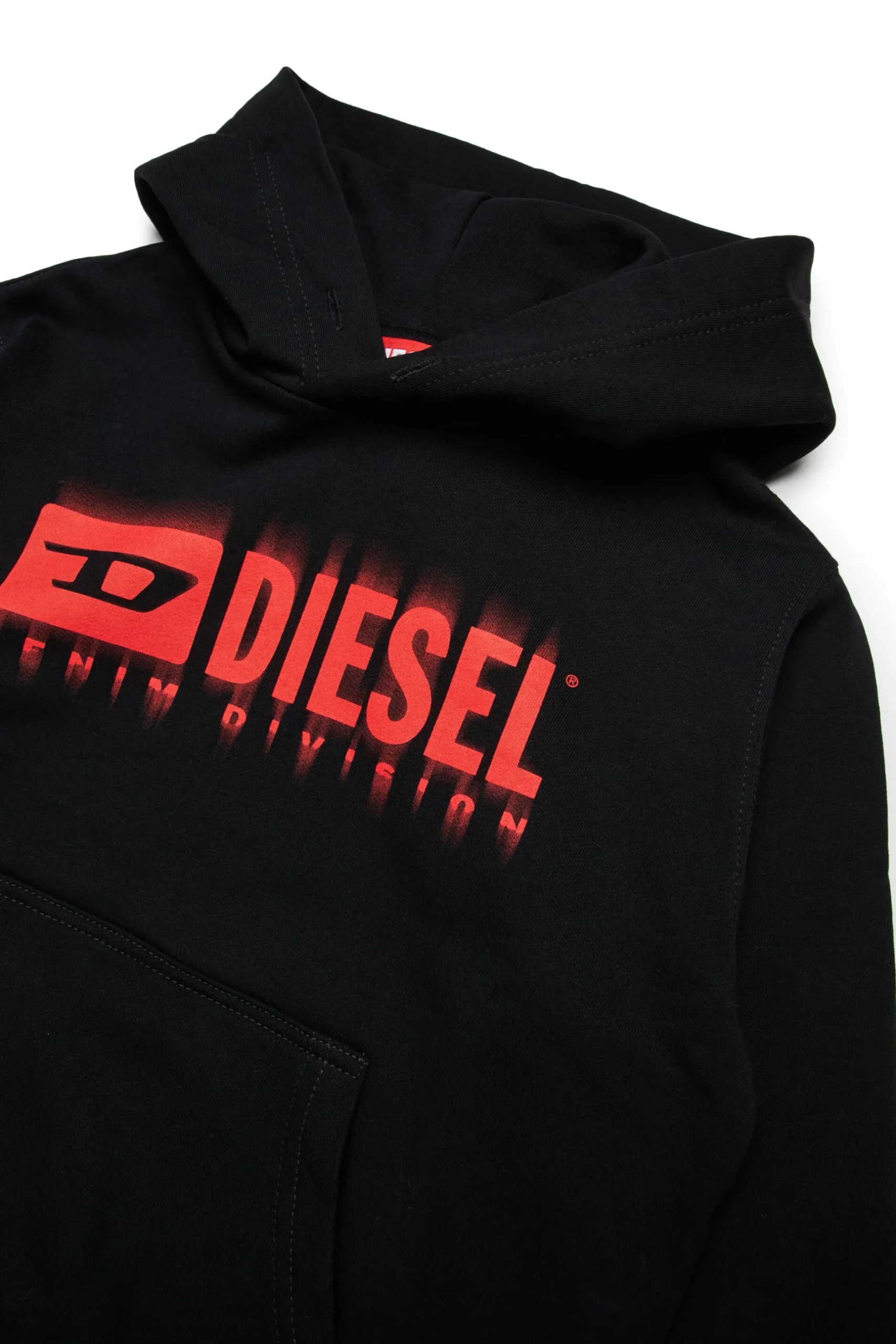 DIESEL Felpa con cappuccio e logo degradé | Bambino Logomania | Logomania