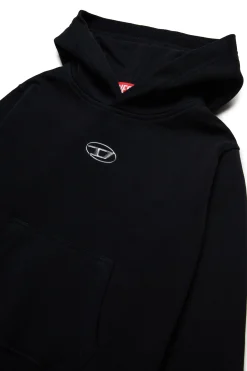 DIESEL Felpa con cappuccio e logo oval D | Bambino Felpe