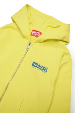 DIESEL Felpa con cappuccio e logo degradé | Bambino Activewear | Activewear