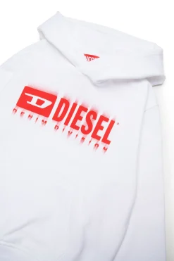 DIESEL Felpa con cappuccio e logo degradé | Bambino Activewear | Activewear
