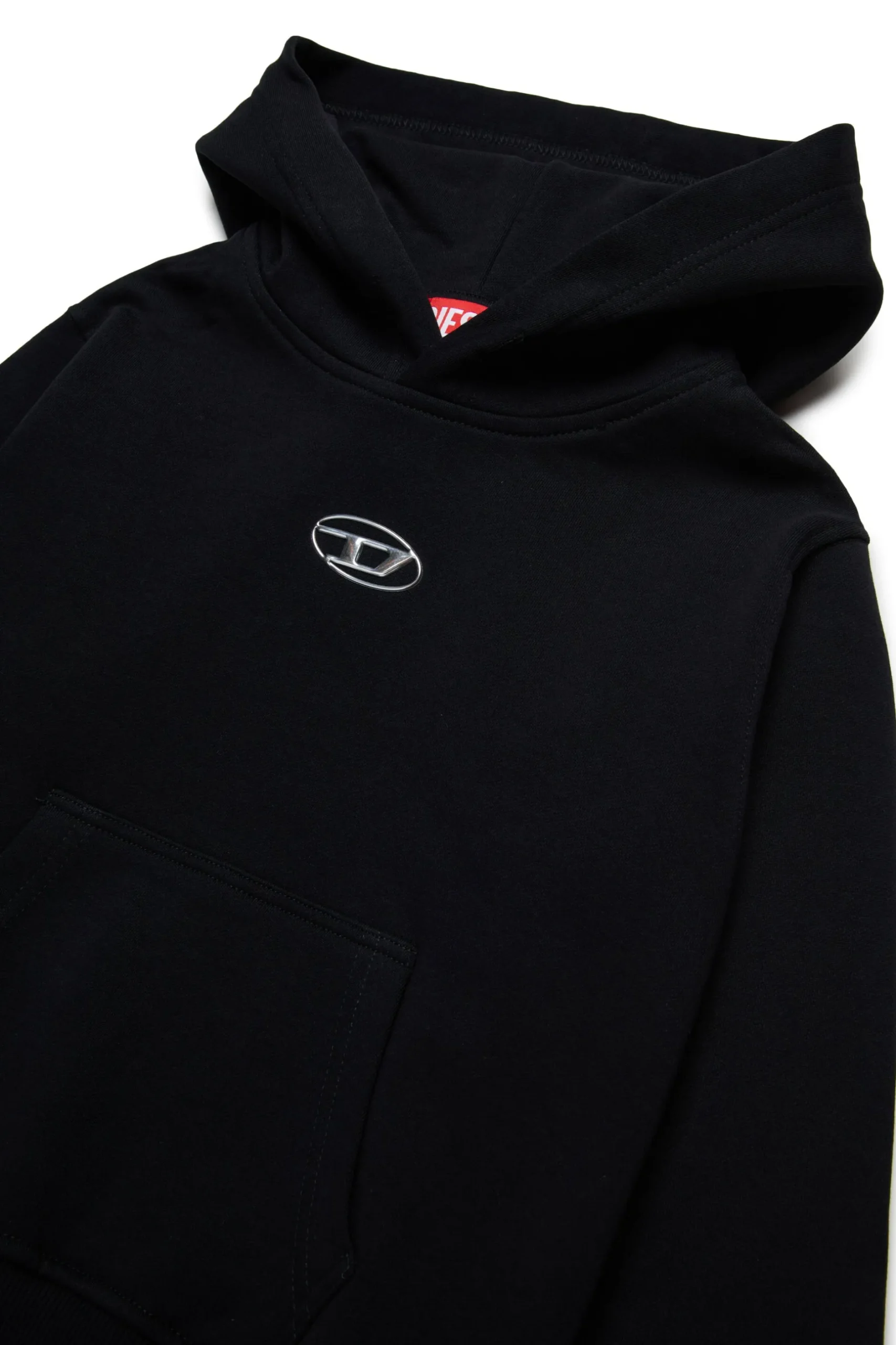 DIESEL Felpa con cappuccio e logo oval D | Bambino Felpe