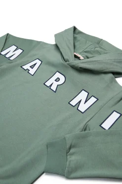 MARNI Felpa con cappuccio e logo ricamato | Bambino Felpe | Felpe