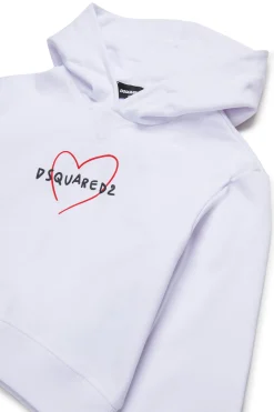 DSQUARED2 Felpa con cuore stilizzato | Felpe