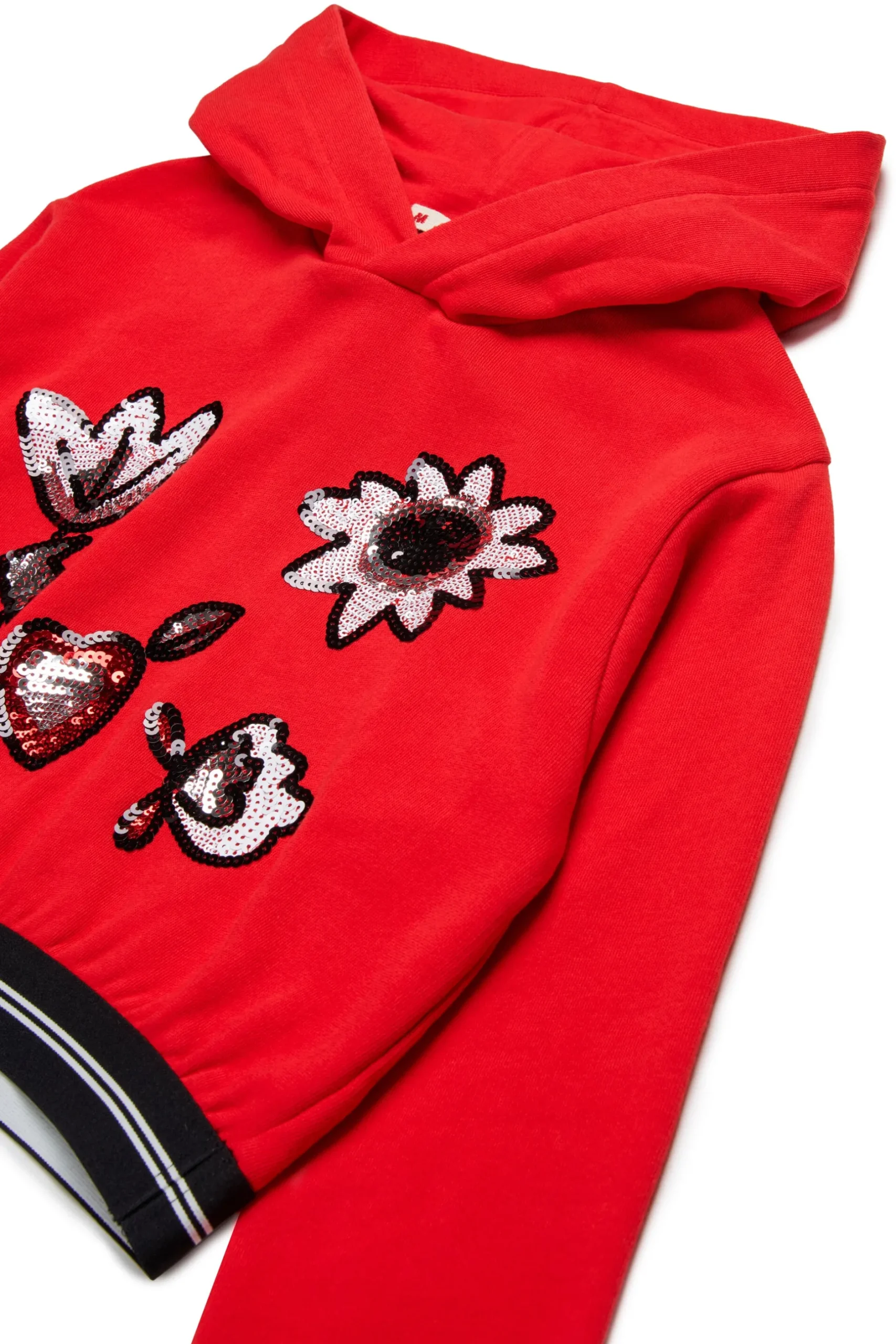 MARNI Felpa con fiorellini in paillettes | Felpe