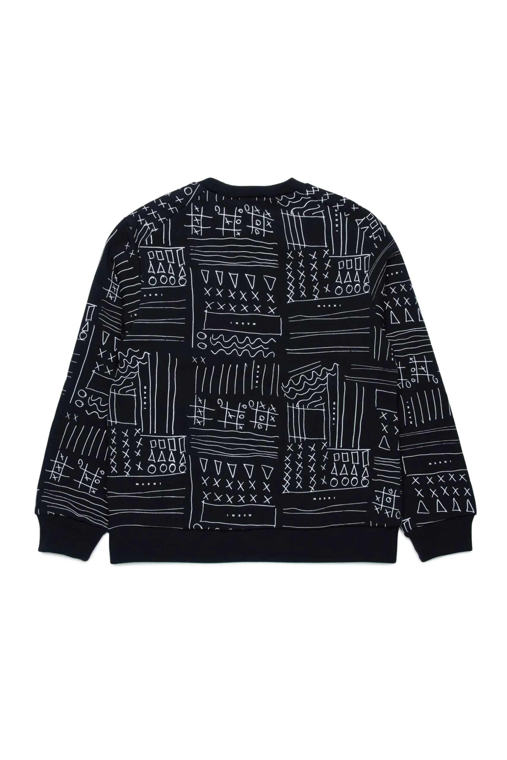 MARNI Felpa con grafica Black Board | Bambino Felpe | Felpe