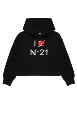 N°21 Felpa con grafica I Love | Bambino Felpe | Logomania