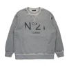 N°21 Felpa con logo in dissolvenza | Bambino Felpe