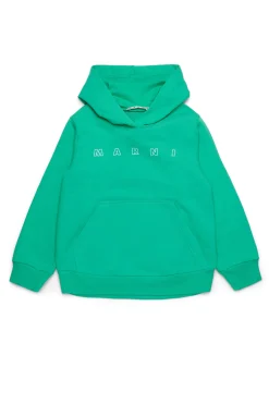 MARNI Felpa con logo Outline | Bambino Felpe | Activewear