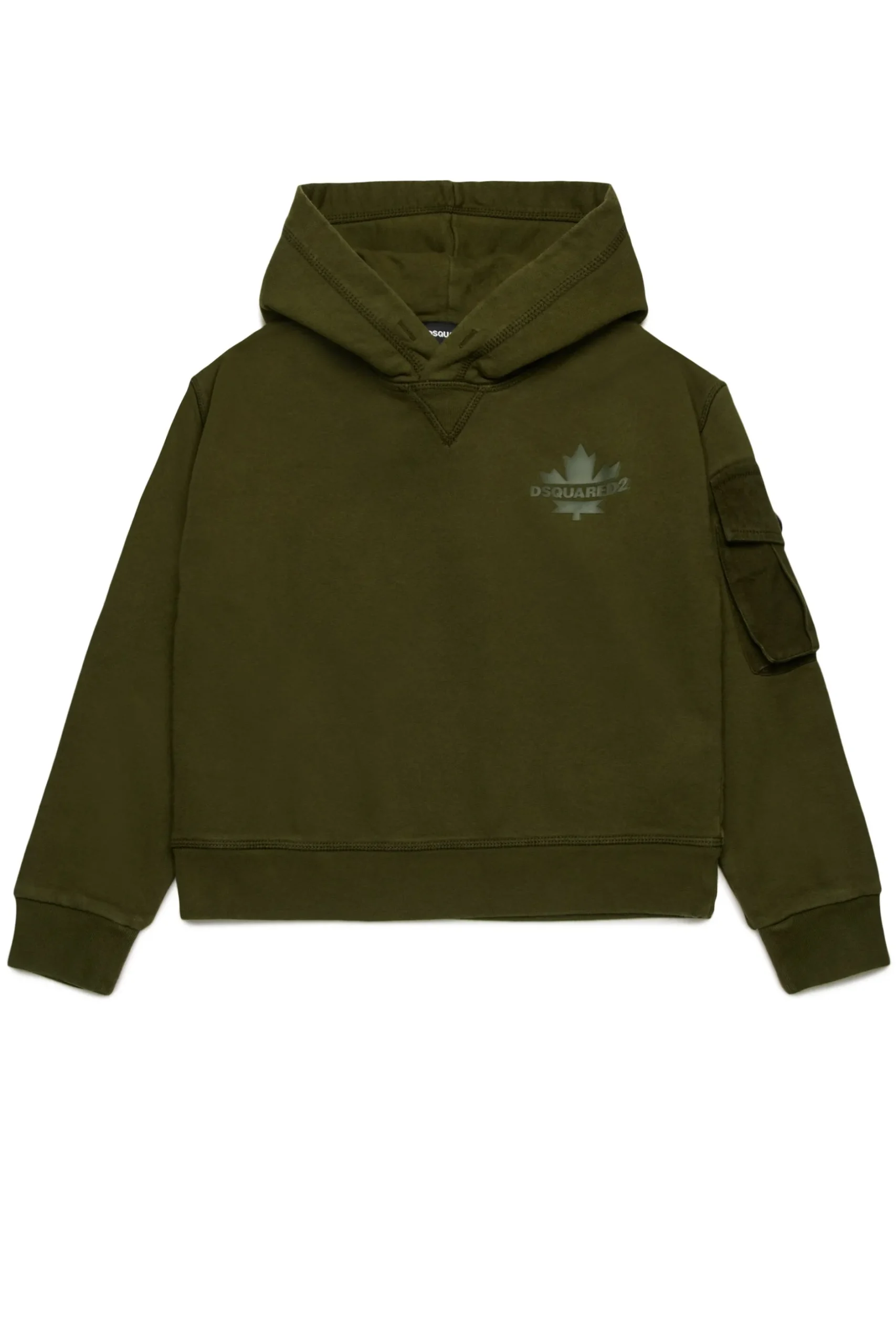 DSQUARED2 Felpa con Maple Leaf | Bambino Felpe | Activewear