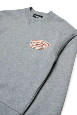 DSQUARED2 Felpa con Patch Surf Club | Bambino Felpe | Activewear