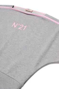 N°21 Felpa con scollo a barchetta | Bambino Felpe | Activewear