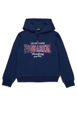 DSQUARED2 Felpa con stampa college | Bambino Felpe | Activewear
