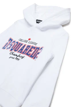 DSQUARED2 Felpa con stampa college | Bambino Felpe | Activewear