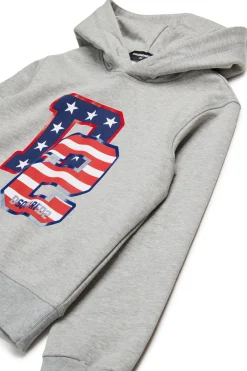 DSQUARED2 Felpa con stampa D2 USA | Bambino Felpe | Activewear