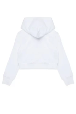 DIESEL Felpa cropped con grafica cuore | Felpe
