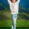 DIESEL Felpa double layer effetto destroyed | Bambino Logomania | Logomania