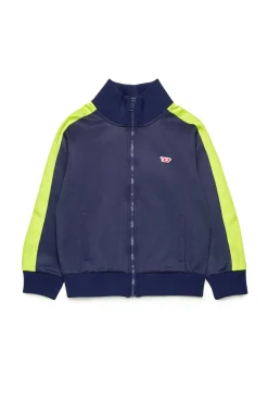 DIESEL Felpa effetto triacetato colorblock | Bambino Activewear | Activewear