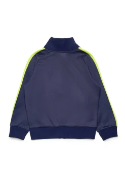 DIESEL Felpa effetto triacetato colorblock | Bambino Activewear | Activewear