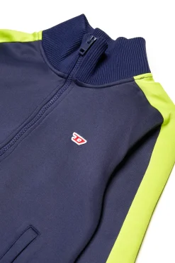 DIESEL Felpa effetto triacetato colorblock | Bambino Activewear | Activewear