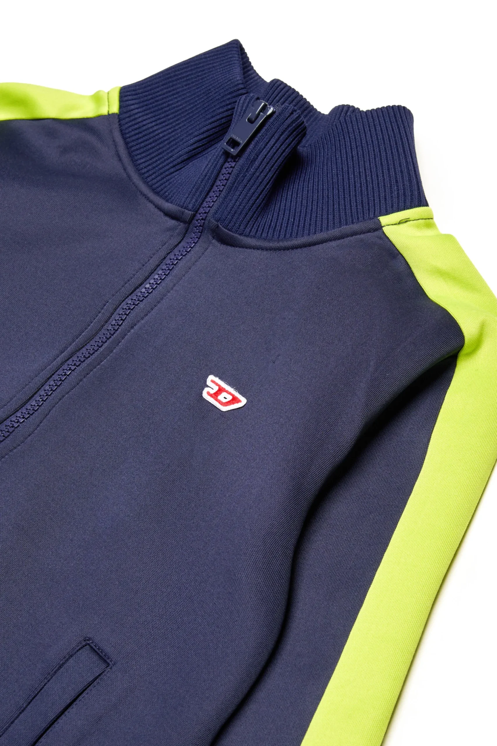 DIESEL Felpa effetto triacetato colorblock | Bambino Activewear | Activewear