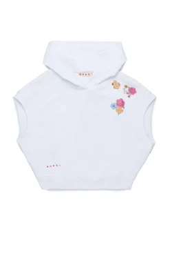 MARNI Felpa egg shape con fiorellini | Felpe