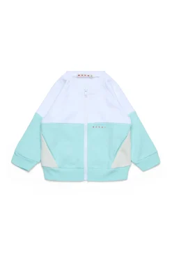 MARNI Felpa full zip bicolor | Bambino Felpe | Activewear