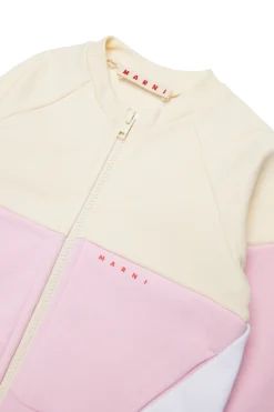 MARNI Felpa full zip bicolor | Bambino Felpe | Activewear