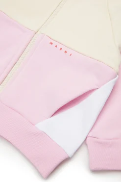 MARNI Felpa full zip bicolor | Bambino Felpe | Activewear