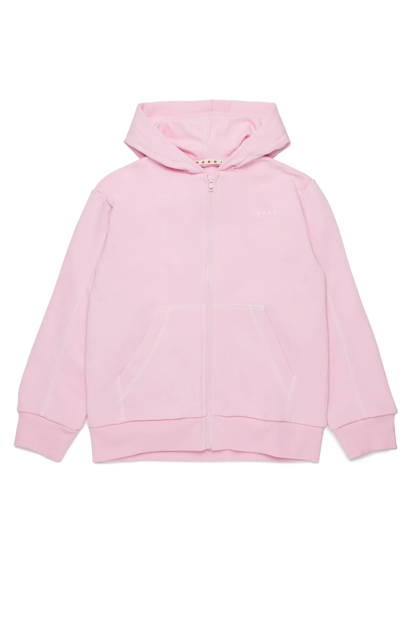 MARNI Felpa full zip con cuciture a contrasto | Bambino Felpe | Activewear